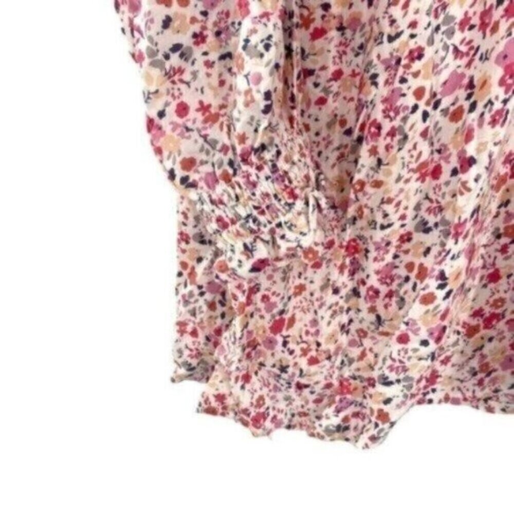 Cynthia Rowley Floral Peasant Blouse - Picture 5 of 9